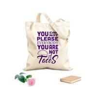 AILOONG Polyester Cotton Storage bags taco quote you can not please everybody 340g/m² thick fabric Customizable slogan