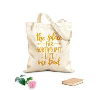 AILOONG Polyester Cotton Storage bags the place for sorting out life one load 340g/m² thick fabric Customizable slogan