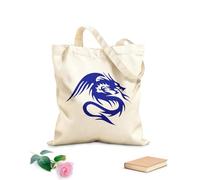 AILOONG Polyester Cotton Storage bags Tribal Dragon Flying 340g/m² thick fabric Customizable slogan