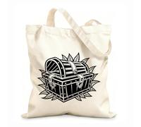 AILOONG Reinforced Bottom Canvas Bag fire extinguisher simple clip art 12 oz thick fabric Uses as a gift bag 25x30cm Small