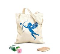 AILOONG Reinforced Bottom Canvas Bag four cupid angels with bow and arrow 340g/m² thick fabric Uses as a gift bag