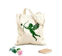 AILOONG Reinforced Bottom Canvas Bag four cupid angels with bow and arrow 340g/m² thick fabric Uses as a gift bag