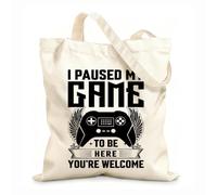 AILOONG Reinforced Bottom Canvas Bag gaming 12 oz thick fabric Uses as a gift bag 35x40cm Large