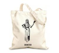 AILOONG Reinforced Bottom Canvas Bag greek gods set 12 oz thick fabric Uses as a gift bag 25x30cm Small