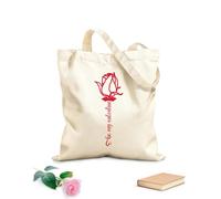 AILOONG Reinforced Bottom Canvas Bag happy valentines day 3 layer rose with valentine note 340g/m² thick fabric Uses as a gift bag