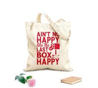 AILOONG Reinforced Bottom Canvas Bag vintage postal worker 340g/m² thick fabric Uses as a gift bag