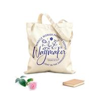 AILOONG Reinforced Bottom Canvas Bag waymaker miracle worker promise keeper my 340g/m² thick fabric Uses as a gift bag