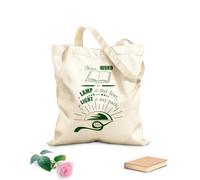 AILOONG Reusable Shopper Bags Bible Verse Your Word Is Lamp To My Feet And Light To May Path Psalm 119:105 340g/m² thick fabric Foldable