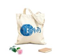 AILOONG Reusable Shopper Bags Bonkers Inspire Motivational Quote Youth Slang 340g/m² thick fabric Foldable