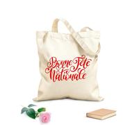 AILOONG Reusable Shopper Bags Bonne Fete Bationale 340g/m² thick fabric Foldable