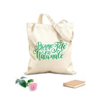 AILOONG Reusable Shopper Bags Bonne Fete Bationale 340g/m² thick fabric Foldable