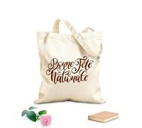 AILOONG Reusable Shopper Bags Bonne Fete Bationale 340g/m² thick fabric Foldable