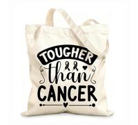AILOONG Reusable Shopper Bags breast cancer file 12 oz thick fabric Foldable 35x40cm Large
