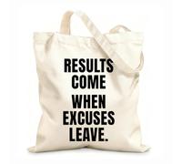 AILOONG Reusable Shopper Bags Business Quotes And Print Inspirational 12 oz thick fabric Foldable 35x40cm Large