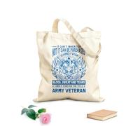 AILOONG Reusable Shopper Bags It can't be inherited it can't be bought I earned it with my blood sweat and tears 340g/m² thick fabric Foldable