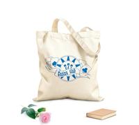 AILOONG Reusable Shopping Tote Bag 340g/m² thick fabric playing cards dice chips gambling poker casino las vegas Customizable slogan