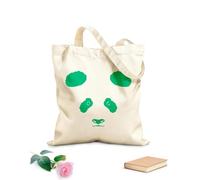 AILOONG Reusable Shopping Tote Bag Asian Chinese Panda Bear Head Zoo Children Room 340g/m² thick fabric Customizable slogan