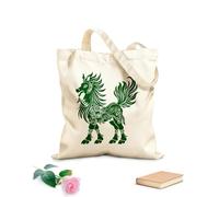 AILOONG silhouette kirin the mythical creature only Canvas Wine Gift Bag 340g/m² thick fabric Matches clothing
