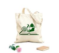 AILOONG Sleuth Detective Loupe Fingerprint Open Book Canvas Tote Bag 340g/m² thick fabric Replaces school bag