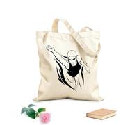 AILOONG Swimming Pool Calico Women's Bags 12 oz thick fabric Foldable 25x30cm Small