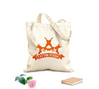 AILOONG Tattoo Studio Logo Identity Business Shop Tattoo Machine Tools Calico Women's Bags 340g/m² thick fabric Foldable