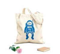 AILOONG Unbleached Canvas Tote Bag Funny Quotes Astronaut Your My Universe Home 340g/m² thick fabric Uses as a tool bag