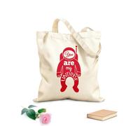 AILOONG Unbleached Canvas Tote Bag Funny Quotes Astronaut Your My Universe Home 340g/m² thick fabric Uses as a tool bag