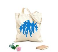 AILOONG Unbleached Canvas Tote Bag Military, Army, Marines: Navy Veterans and Heroes Supporting Our Troops 340g/m² thick fabric Uses as a tool bag