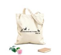 AILOONG Unbleached Canvas Tote Bag Motivation Quote Words Family Important It's Everything Inspiring Letters 12 oz thick fabric Uses as a tool bag 35x40cm Large