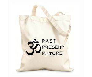 AILOONG Unbleached Canvas Tote Bag Yoga Buddha indian Om Zen Meditation Room 12 oz thick fabric Uses as a tool bag 35x40cm Large