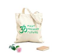 AILOONG Unbleached Canvas Tote Bag Yoga Buddha indian Om Zen Meditation Room 340g/m² thick fabric Uses as a tool bag