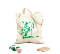 AILOONG Viking Warrior Armor Knight Gladiator Cotton Canvas Shopping Bag 340g/m² thick fabric Uses as a gift bag
