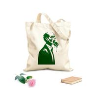 AILOONG Webbing Strap Tote Bag 340g/m² thick fabric assortment of shadowed zombies on Sketching bag