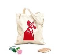 AILOONG Webbing Strap Tote Bag 340g/m² thick fabric assortment of shadowed zombies on Sketching bag