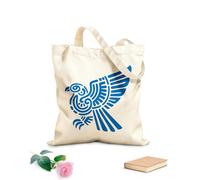 AILOONG Webbing Strap Tote Bag 340g/m² thick fabric aztec totem eagle mayan and inca tribal symbol Sketching bag
