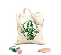 AILOONG Webbing Strap Tote Bag 340g/m² thick fabric balanced demeanor emblem of justice lady fairest facade justice lady design Sketching bag