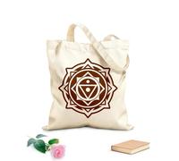 AILOONG Webbing Strap Tote Bag a solid style icon of tantra symbol symbol 340g/m² thick fabric Sketching bag
