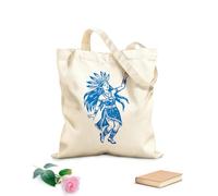 AILOONG Webbing Strap Tote Bag a vintage style of native dancer 340g/m² thick fabric Sketching bag