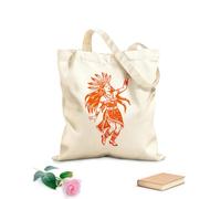 AILOONG Webbing Strap Tote Bag a vintage style of native dancer 340g/m² thick fabric Sketching bag