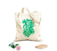 AILOONG Webbing Strap Tote Bag aqua monarch poseidon gods ic emblem in 80 words sea sovereignty poseidon's ic emerges 340g/m² thick fabric Sketching bag