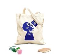 AILOONG Webbing Strap Tote Bag assortment of shadowed zombies on 340g/m² thick fabric Sketching bag
