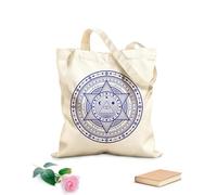 AILOONG Webbing Strap Tote Bag astrology occult alchemy masonry esoteric signs 340g/m² thick fabric Sketching bag