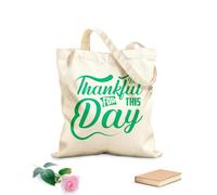 AILOONG Webbing Strap Tote Bag be thankful 340g/m² thick fabric Sketching bag