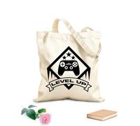 AILOONG Webbing Strap Tote Bag best retro gaming 12 oz thick fabric Sketching bag 35x40cm Large