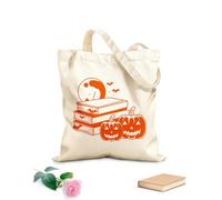AILOONG Webbing Strap Tote Bag book reader exploring a mythical land 340g/m² thick fabric Sketching bag