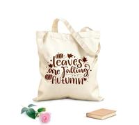 AILOONG Webbing Strap Tote Bag Fall Thanksgiving Motivational Inspirational 340g/m² thick fabric Sketching bag