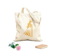 AILOONG Woman Warrior Medieval Armor Sword Cotton Canvas Shopping Bag 340g/m² thick fabric Uses as a gift bag