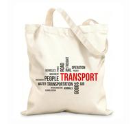 AILOONG Word Cloud Transport Cotton Canvas Shoulder Bags 12 oz thick fabric Uses as a tool bag 35x40cm Large
