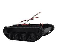 Ailopta Smart Robot Car Chassis Kit | Metal Robot Tank Car Chassis Kit - Robotic Model with DC Motor, Smart Track Crawler for, School Sciences Education Kits
