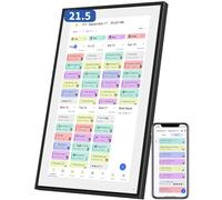 AILRINNI Digitall Calendar 21.5 inch, Digital Photo Frame,1080p HD Touchscreen Digi Family Calendar With Auto-Sync, Meal Planner, Chore Chart